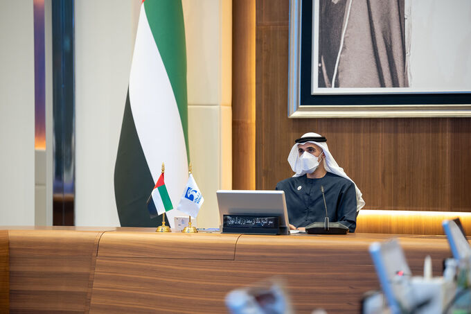 خالد بن محمد بن زايد يترأس اجتماع اللجنة التنفيذية لأدنوك