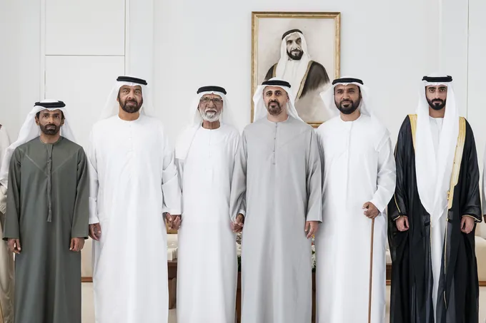 Theyab bin Mohamed bin Zayed attends Ali Mohamed Al Ameri wedding reception