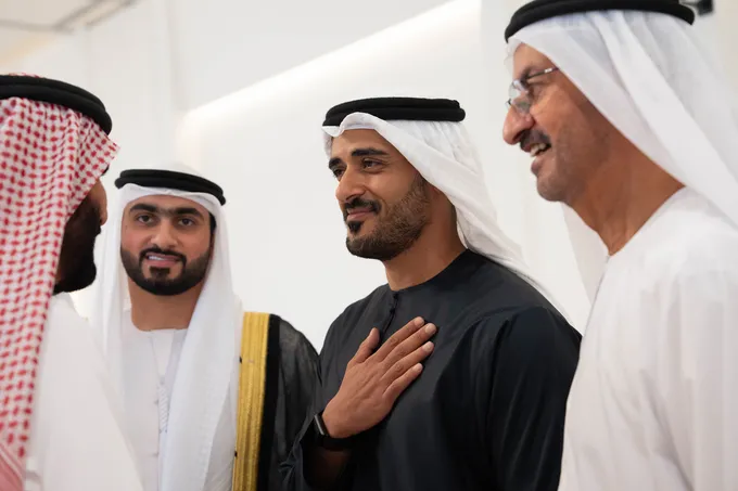 Zayed bin Mohamed bin Zayed attends Al Shehhi and Al Suwaidi wedding reception