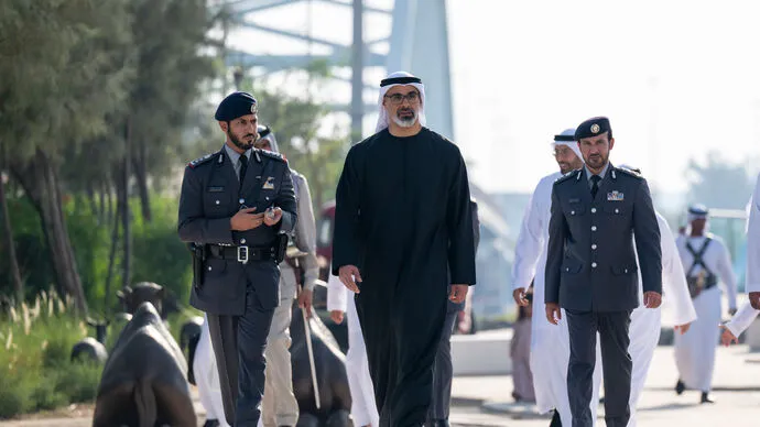 خالد بن محمد بن زايد يشهد إعادة افتتاح &quot;متحف المقطع&quot; بعد ترميمه