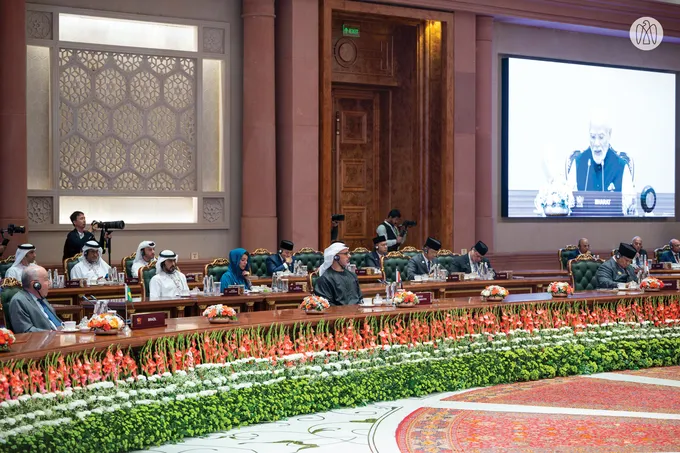 On behalf of the UAE President, Crown Prince of Abu Dhabi leads UAE delegation at 18th BRICS Summit