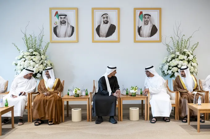Hamdan bin Mohamed bin Zayed attends wedding reception of Sultan and Abdullah Ahmed Al Junaibi