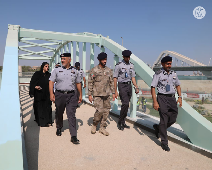 Director General of Abu Dhabi Police and Zayed Bin Hamad Bin Hamdan Visit Al Maqta Museum Project Site