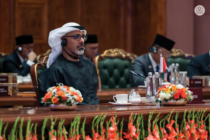 On behalf of the UAE President, Crown Prince of Abu Dhabi leads UAE delegation at 18th BRICS Summit