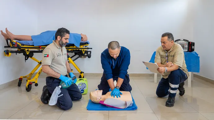 Abu Dhabi Civil Defence Authority obtains accreditation from American Heart Association for Advanced Stroke Life Support programme and renewal of international accreditation as training centre