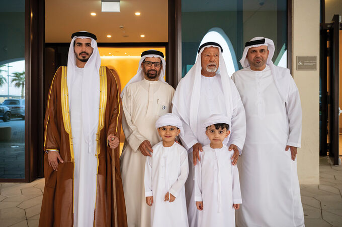 Khaled bin Mohamed bin Zayed attends Rashid Ali Rashid Al Nuaimi wedding reception