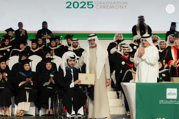 Nahyan bin Mubarak attends Abu Dhabi School of Management graduation ceremony