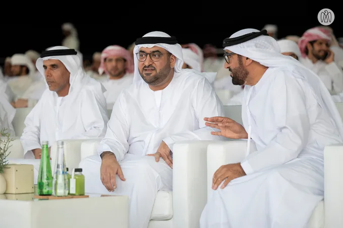 Mohammed bin Hamdan bin Zayed attends Sweihan Mazayna, part of Al Dhafra Festival