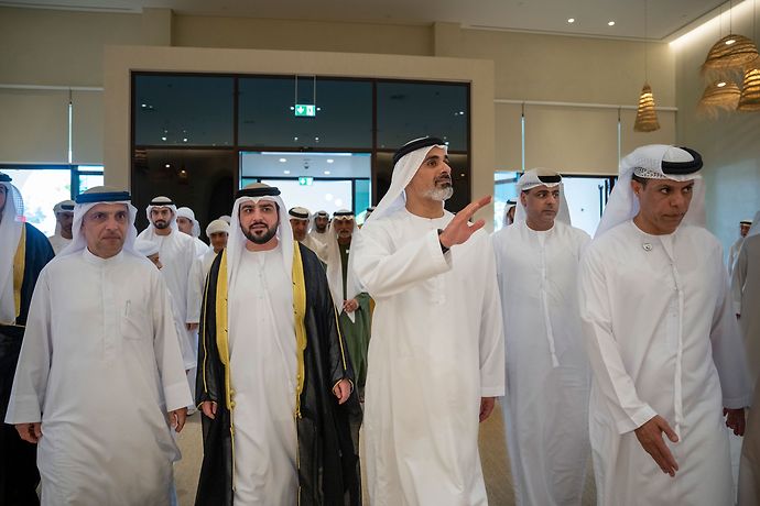 Crown Prince of Abu Dhabi attends wedding of Omar and Ali Mohammed Haji Al Khouri