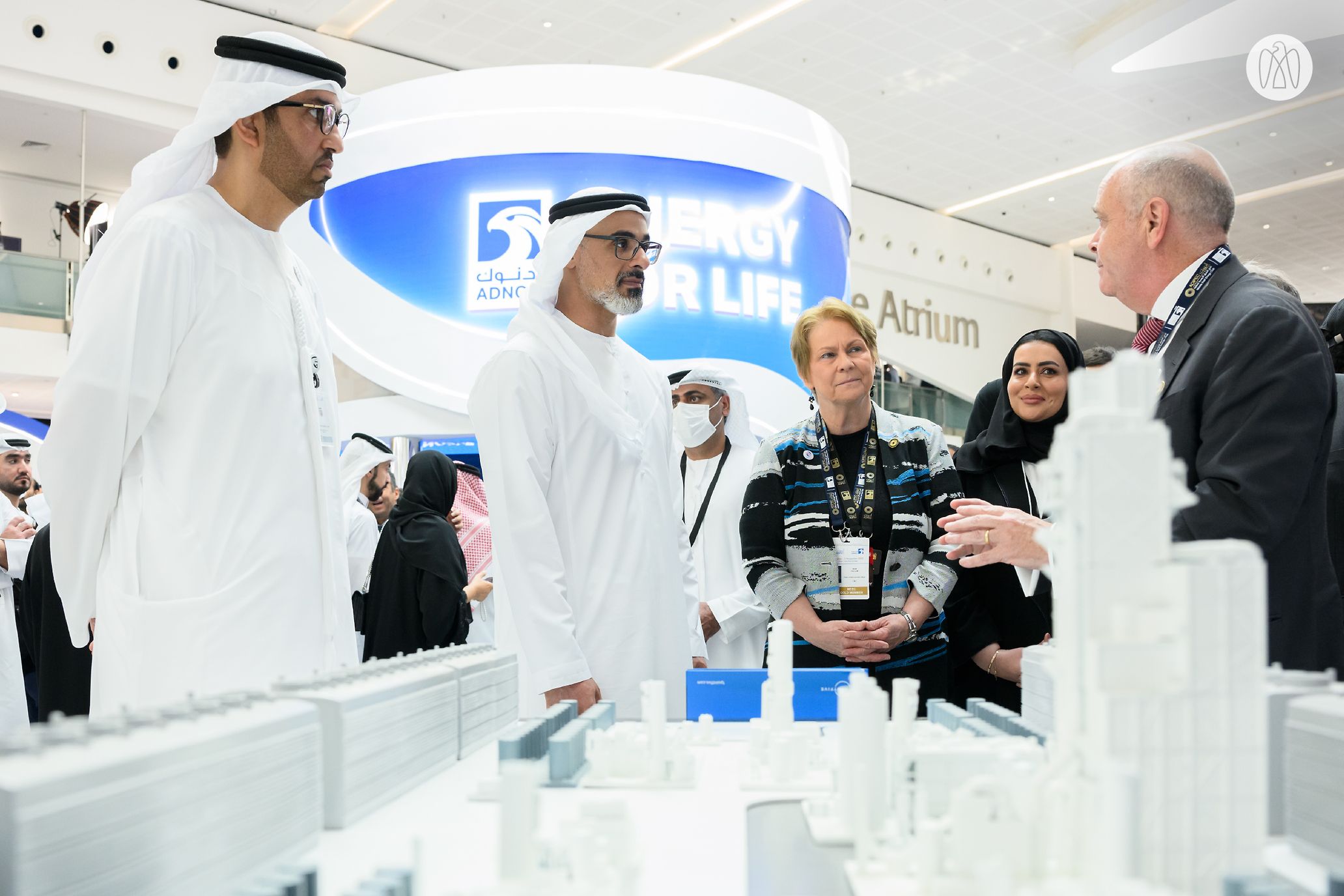 Khaled bin Mohamed bin Zayed tours Abu Dhabi International Petroleum