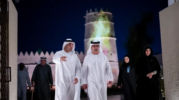 هزاع بن زايد يشهد حفل إعادة افتتاح متحف العين بعد عملية الترميم والتطوير