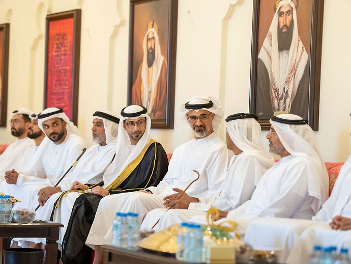 Crown Prince of Abu Dhabi attends wedding of Khalfan Mohammed Saeed Al Mutawa Al Dhaheri