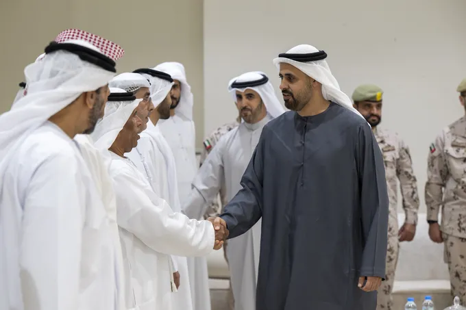 Theyab bin Mohamed bin Zayed offers condolences on the passing of national duty martyr Ali Saleh Al Tunaiji