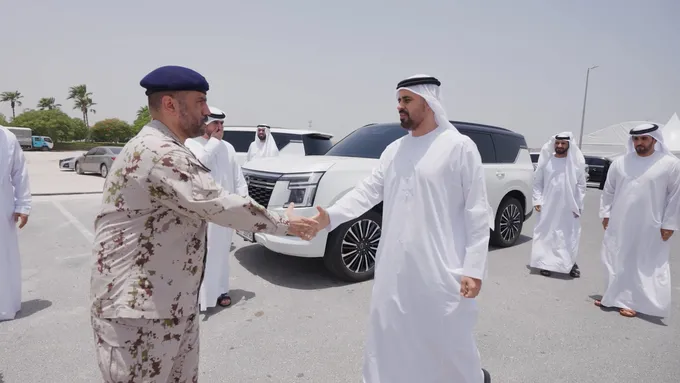 Theyab bin Mohamed bin Zayed offers condolences on the passing of national duty martyr Issa Ghuloom Al Balushi
