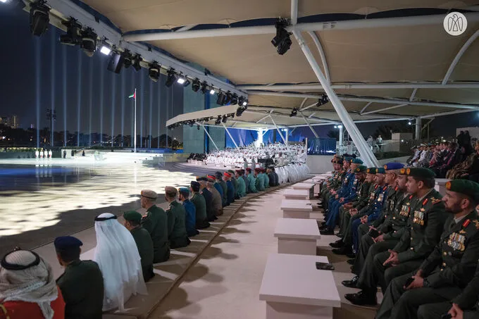 Humaid bin Rashid Al Nuaimi attends Commemoration Day ceremony at Wahat Al Karama in Abu Dhabi
