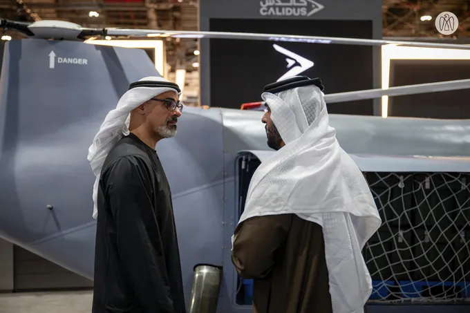 Khaled bin Mohamed bin Zayed visits UMEX and SimTEX 2026