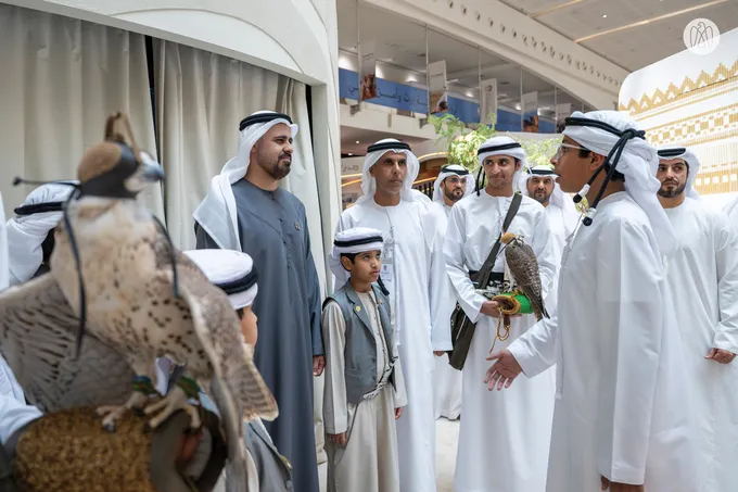 Theyab bin Mohamed bin Zayed visits 23rd Abu Dhabi International Hunting and Equestrian Exhibition