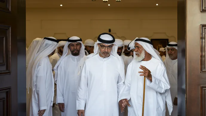 Hazza bin Zayed offers condolences on the passing of national duty martyr Saeed Abdalla Alshamsi