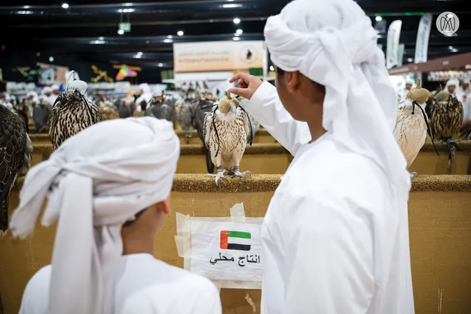 Hazza bin Zayed visits 23rd Abu Dhabi International Hunting and Equestrian Exhibition
