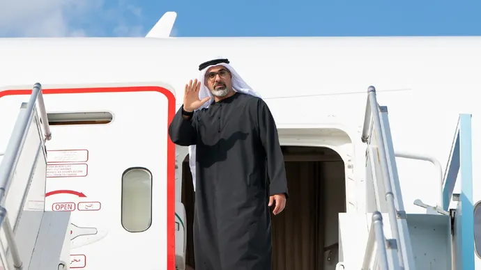 Crown Prince of Abu Dhabi departs the Republic of Korea after participation at the Asia-Pacific Economic Cooperation forum
