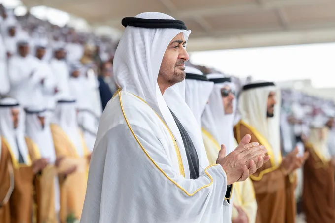 UAE President attends graduation ceremony of 50th cohort and first university-level cohort of cadet officers at Zayed II Military College in Al Ain Region