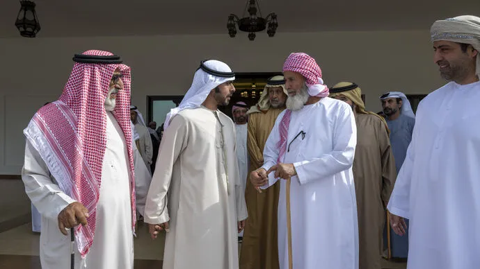 Khalifa bin Tahnoon bin Mohammed offers condolences on the passing of Mubarak Mohaimeed Al Mansouri