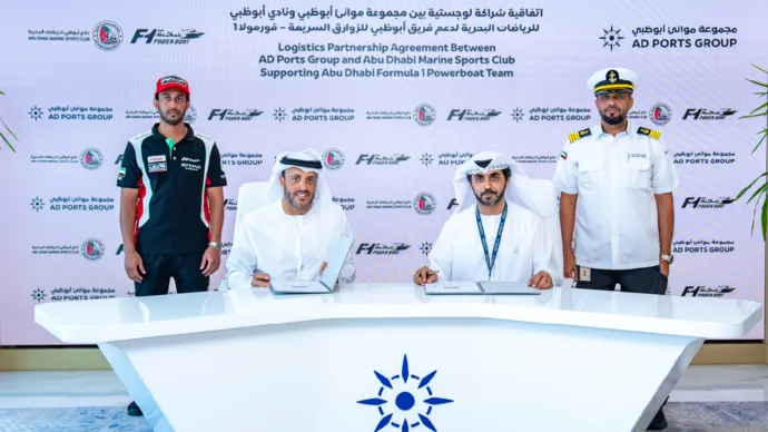 AD Ports Group signs logistics partnership with Abu Dhabi Marine Sports Club to support Team Abu Dhabi at 2026 UIM F1H2O World Championship