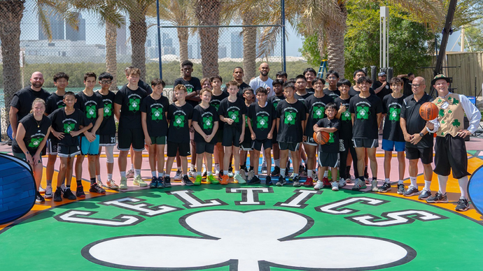 Department of Culture and Tourism – Abu Dhabi inaugurates revamped basketball court at Reem Central Park featuring Emirati artwork