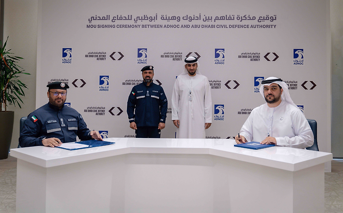 Abu Dhabi Civil Defence Authority and ADNOC partner