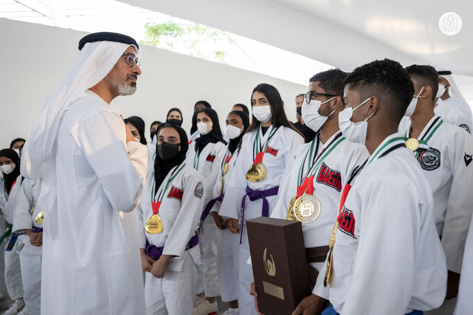 Khaled bin Mohamed bin Zayed inaugurates Jiu-Jitsu World Championship 2022  in Abu Dhabi