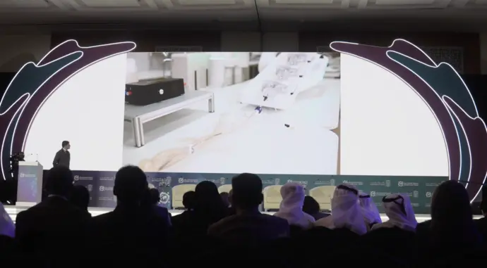 شركة «إكس كاث» تنجح في استعراض أول جراحة روبوتية عن بُعد في العالم لإزالة جلطة دموية خلال أسبوع أبوظبي العالمي للرعاية الصحية