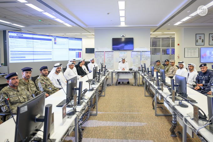 Hamdan bin Zayed visits Nuclear Emergency Response Center in Al Dhannah in Al Dhafra Region