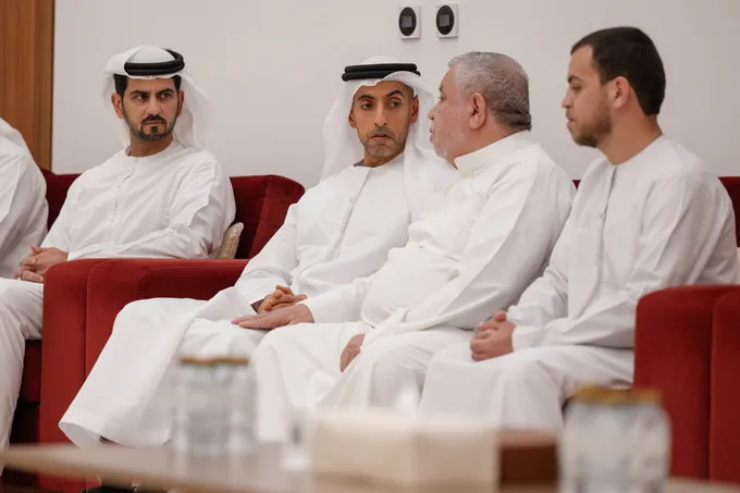 Khalid bin Zayed offers condolences on the passing of Alaa Nader Mushtaha