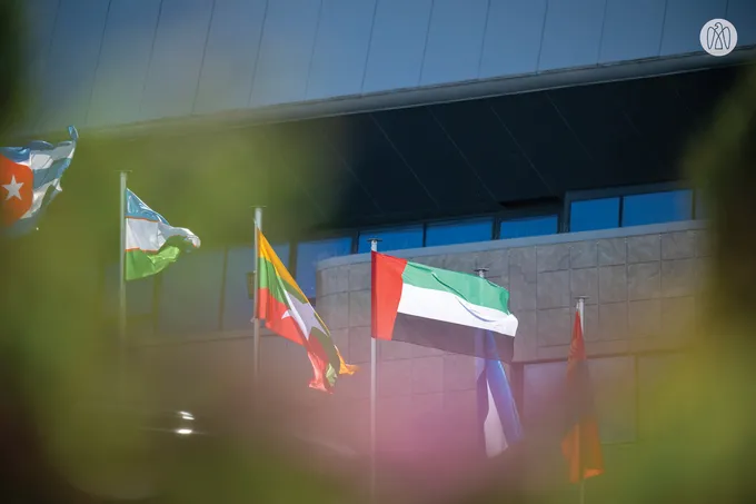 On behalf of the UAE President, Crown Prince of Abu Dhabi arrives in Minsk to attend Supreme Eurasian Economic Council meeting