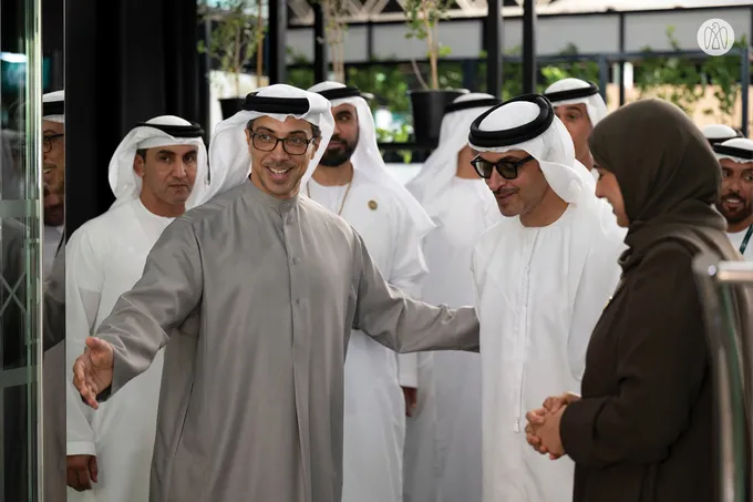 Sheikh Mansour bin Zayed and Sheikh Hazza bin Zayed inaugurate Emirates Agriculture Conference and Exhibition in Al Ain