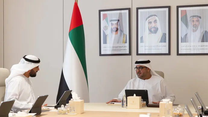 محمد بن حمدان بن زايد يستقبل وفداً من هيئة أبوظبي للزراعة والسلامة الغذائية