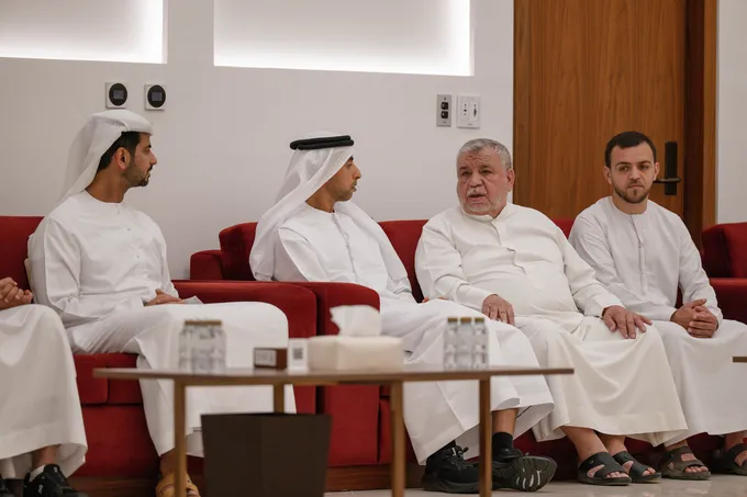 Khalid bin Zayed offers condolences on the passing of Alaa Nader Mushtaha