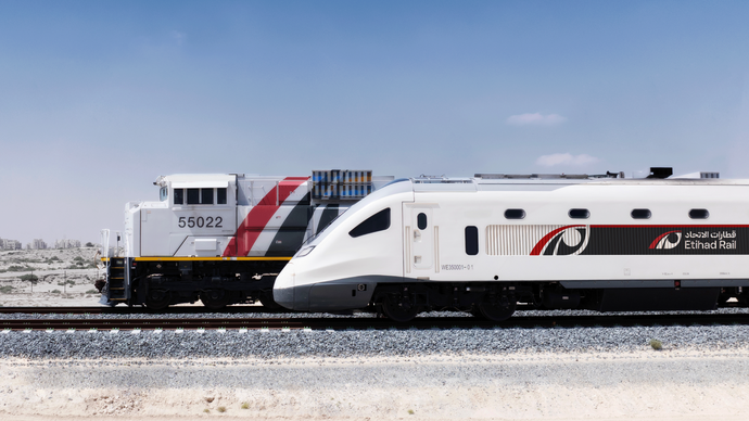 Etihad Rail unveils its new corporate identity, including an uplifted logo and strategic vision
