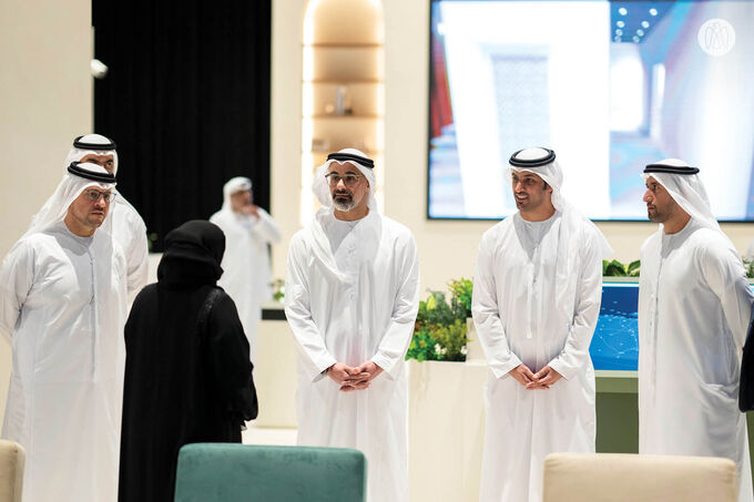 Khaled bin Mohamed bin Zayed inaugurates Iskan Abu Dhabi a new housing services ‘one-stop shop’ at Abu Dhabi National Exhibition Centre (ADNEC)