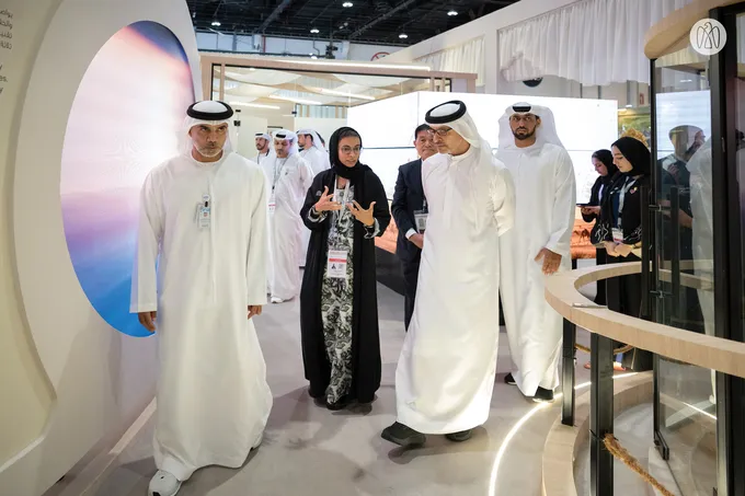 Hazza bin Zayed visits 23rd Abu Dhabi International Hunting and Equestrian Exhibition