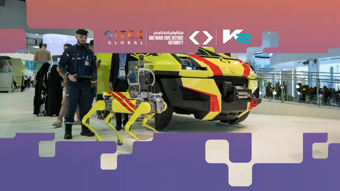 Abu Dhabi Civil Defence Authority and K2 launch RAAD smart vehicle at GITEX Global 2025