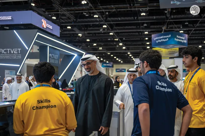 Khaled bin Mohamed bin Zayed attends 17th EmiratesSkills National Competition