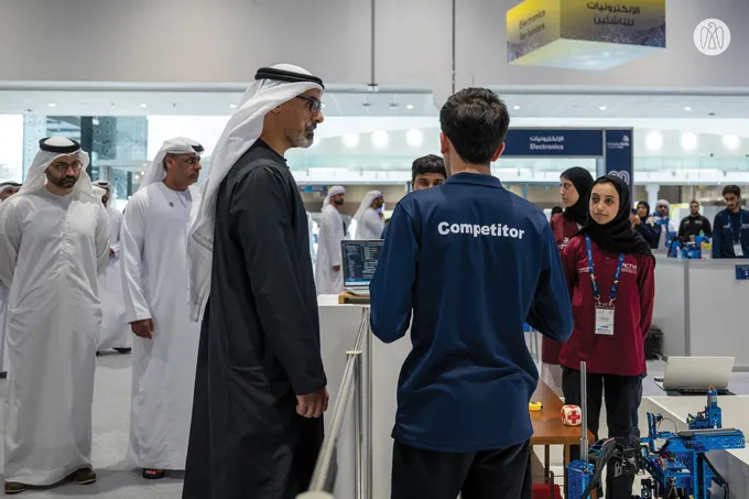 Khaled bin Mohamed bin Zayed attends 17th EmiratesSkills National Competition