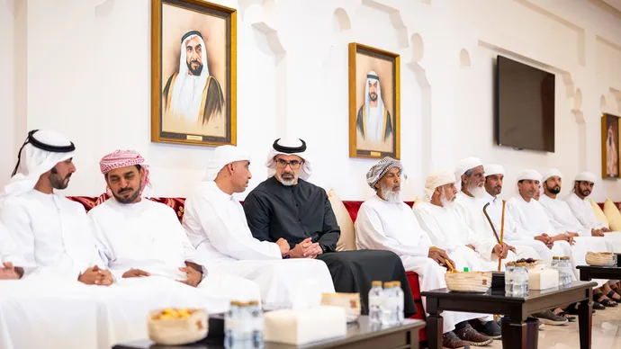 Khaled bin Mohamed bin Zayed offers condolences on the passing of Saeed Amer Al Neyadi