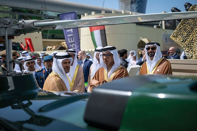 Under the patronage of the UAE President, Mansour bin Zayed inaugurates IDEX 2023