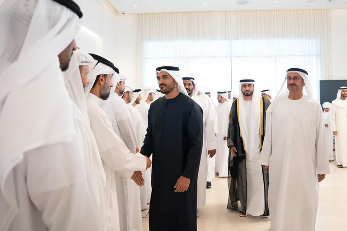 Zayed bin Mohamed bin Zayed attends Al Shehhi and Al Suwaidi wedding reception