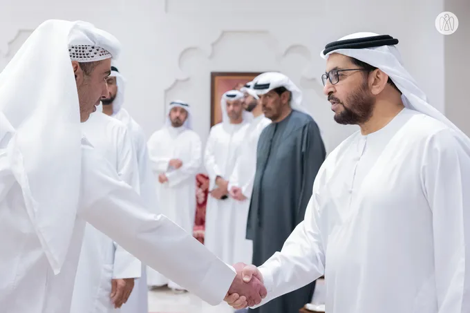 Hamdan bin Zayed receives well-wishers for holy month of Ramadan
