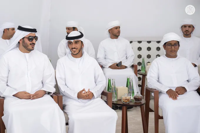 Hamdan bin Zayed crowns the winners of the 8th edition of the Dalma Historic Traditional Dhow Race, 60-foot category