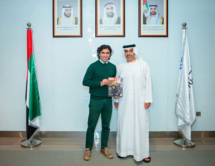 Hamed bin Zayed honours Khalifa University professor for El-Maarry asteroid naming by International Astronomical Union