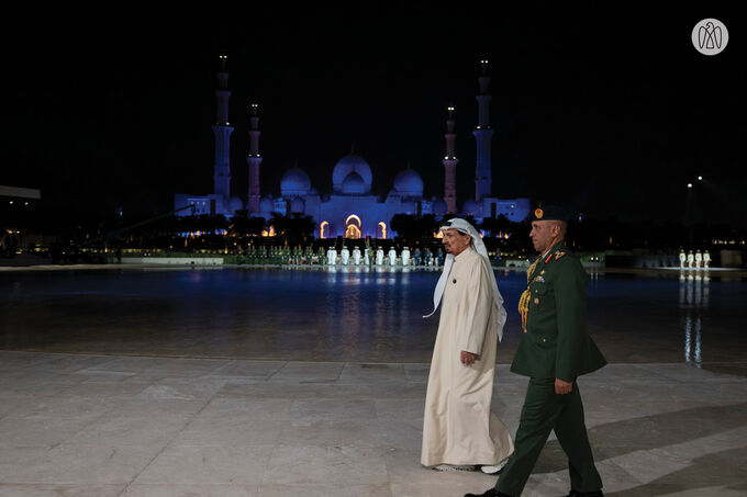 Humaid bin Rashid Al Nuaimi attends Commemoration Day ceremony at Wahat Al Karama in Abu Dhabi